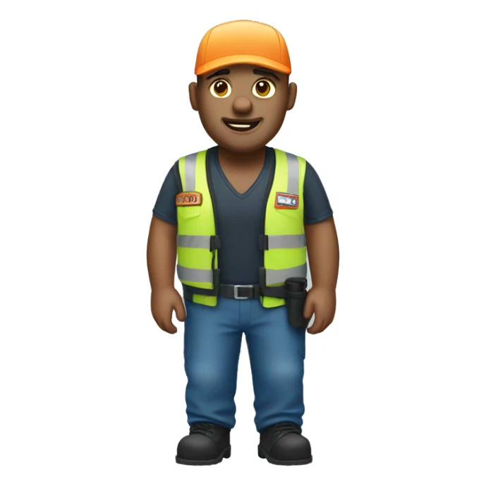 Tow truck driver in a lake  sticker