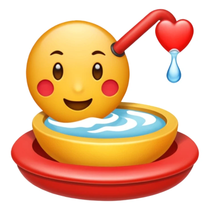 propletená lidská srdce tvořící jedno velké srdce sticker