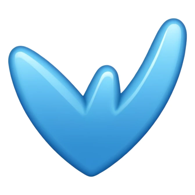 Emoji de verificación azul sticker