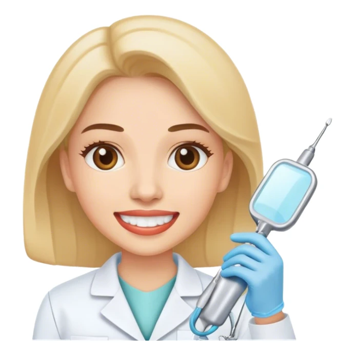 Dental technician woman sticker