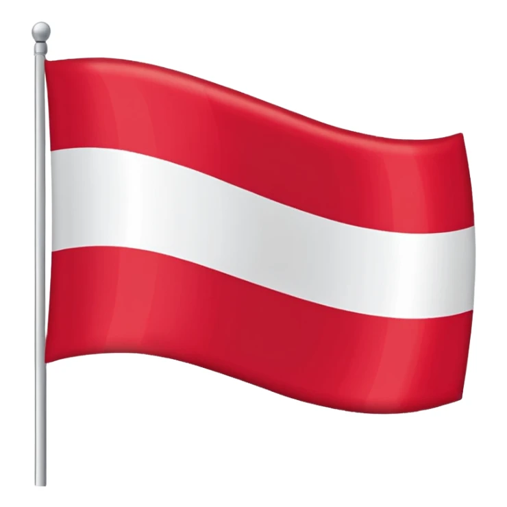 Flag of Otwock, Poland skandinavian style sticker