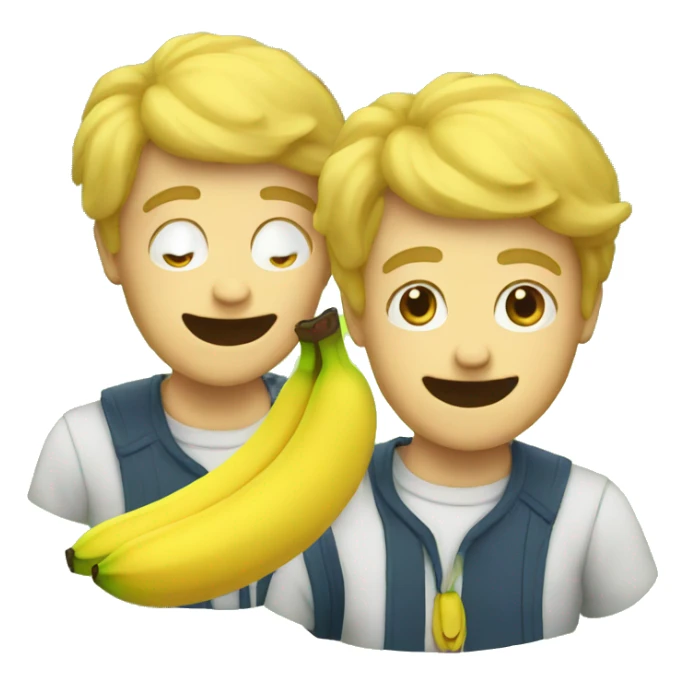 triple banana sticker