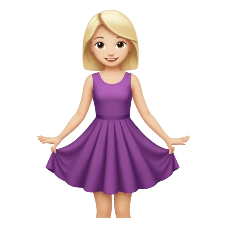 blonde girl in a graceful pose posing for the camera sticker