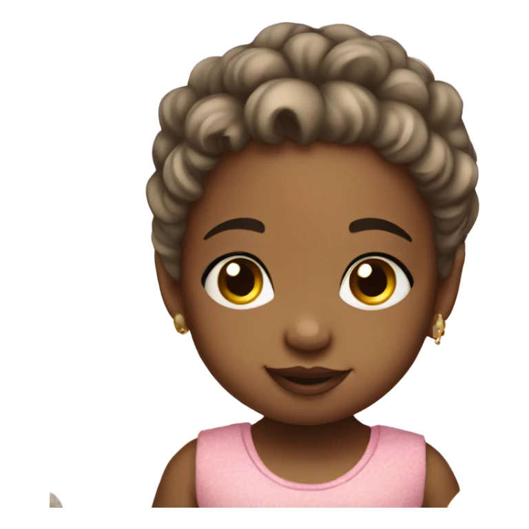 Beautiful  cute baby girl  sticker