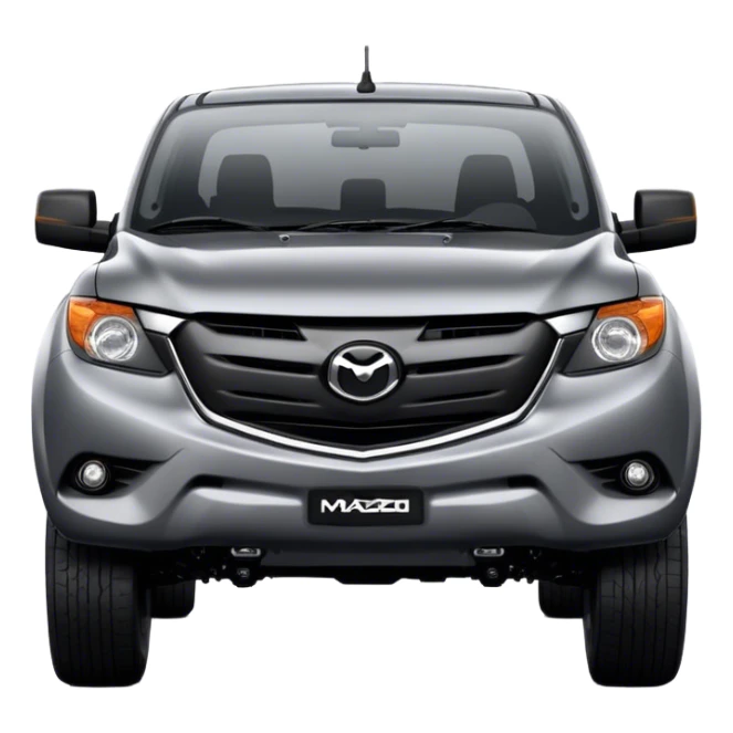 Mazda BT-50 - Mazda (Model Year: 2022) (Iconic colour: Dark Silver) sticker