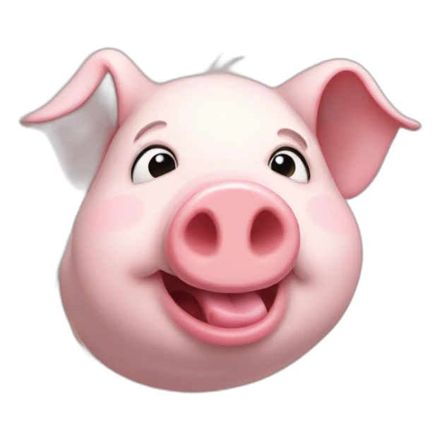 a mix of a pig and a rat  sticker