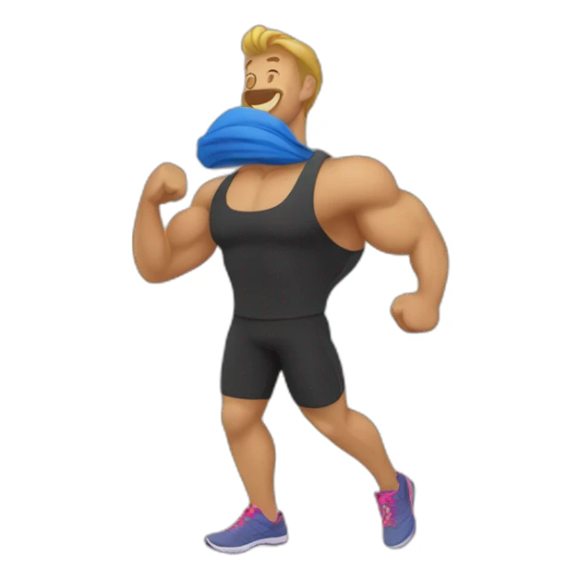 fitness in france sticker