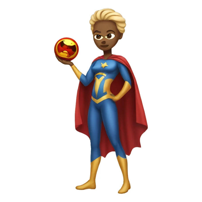 The superhero Homelander pregnant with a child sticker
