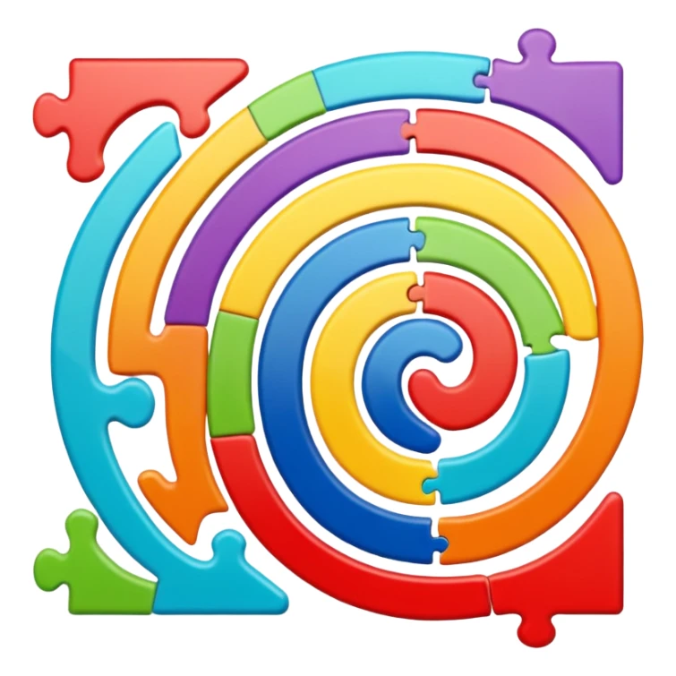 puzzle emoji about Speed over Perfection sticker