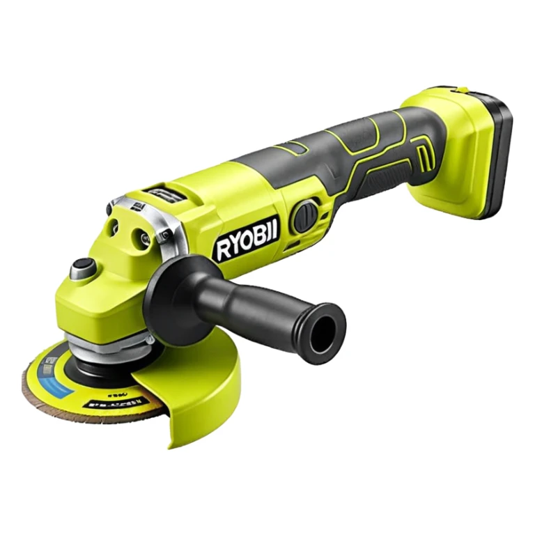 Ryobi One+18V 4-1/2" Angle Grinder PCL445B emoji style sticker