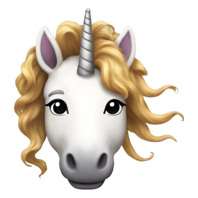 make a unicorn with poop hair  sticker