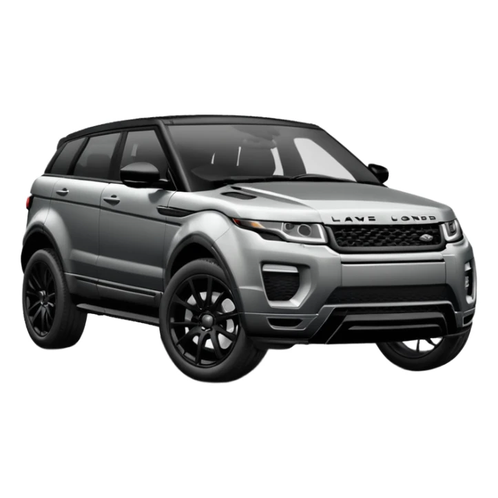 2024 BLACK LandRover evoque with black rims, black trim and black interior  sticker