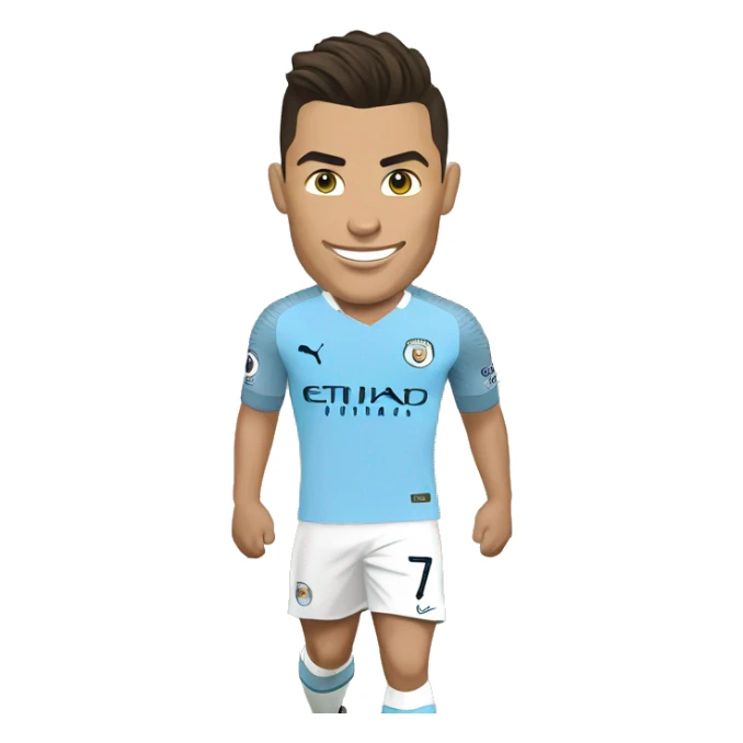 Cristiano Ronaldo in Manchester city sticker