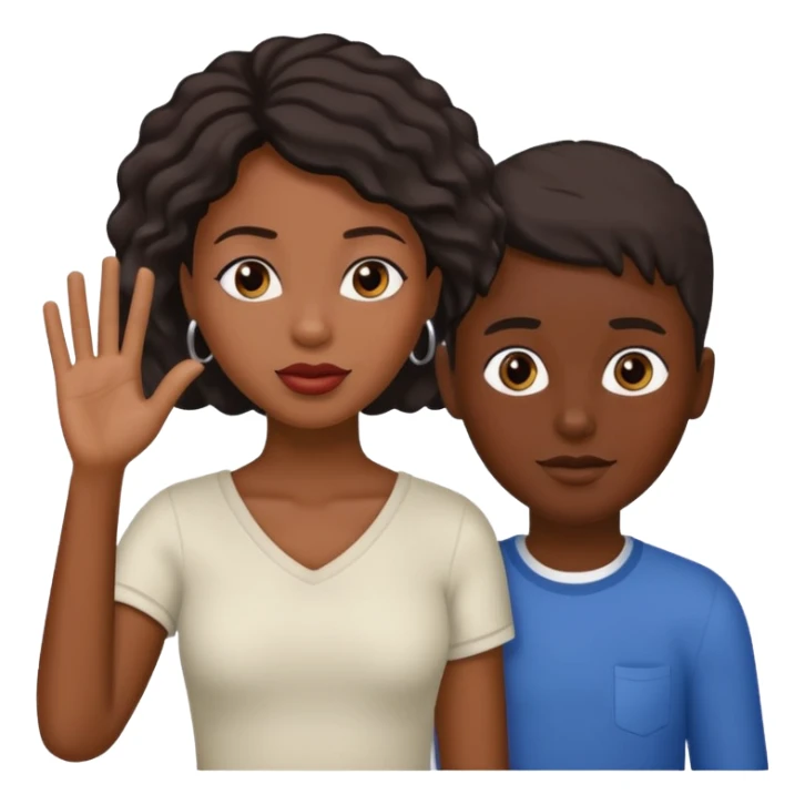Attitude, black woman saying boy bye, waving off sassy sticker