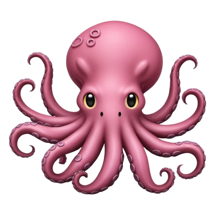 Gato de color rosa que se parezca a un pulpo sticker