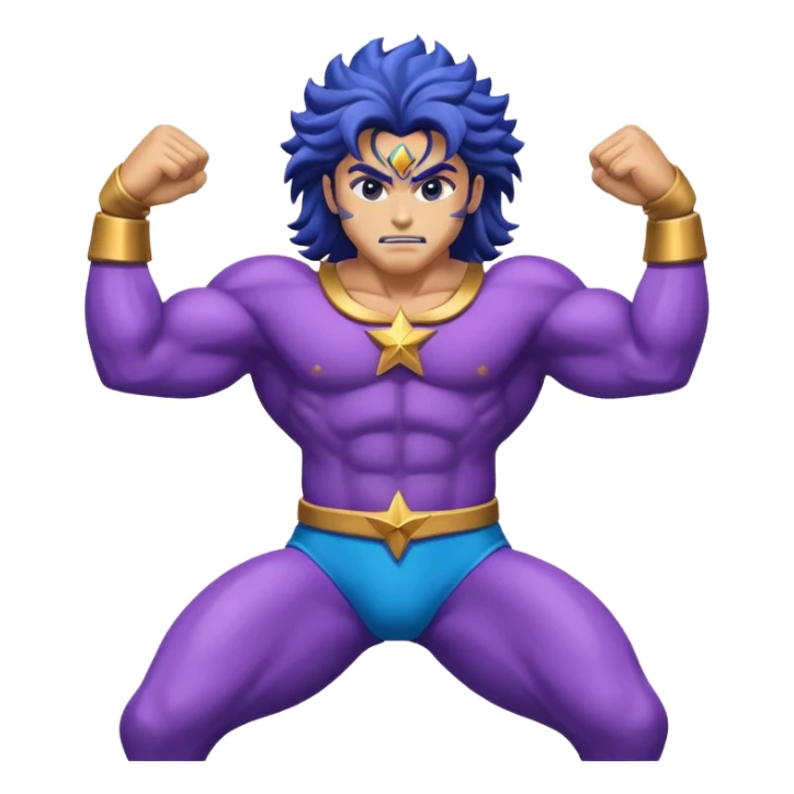 J’aimerais que tu me crées un emoji sur star Platinum dans jojo bizarre Adventure sticker