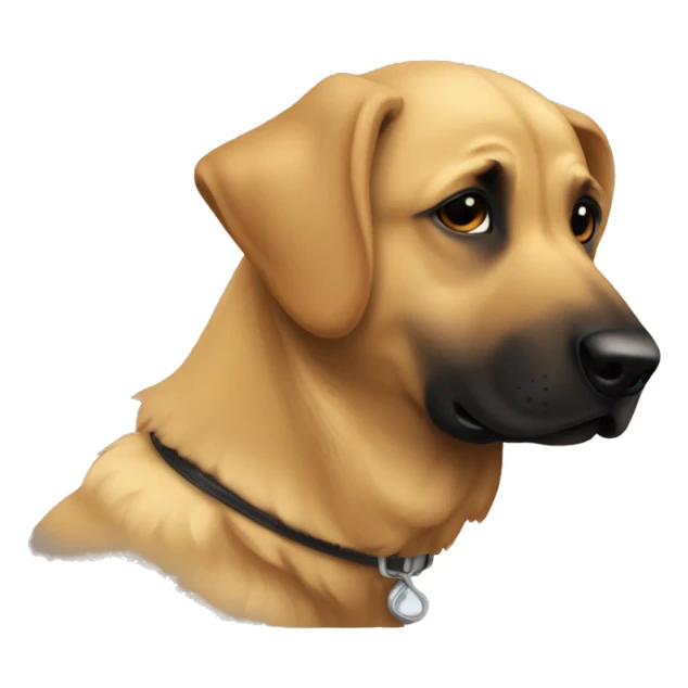 garçon blond qui fait un calin a un chien malinois sticker