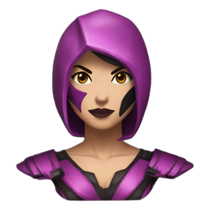 mileena mortal kombat sticker