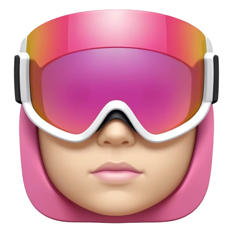 extremely thick chunky sporty pink shield visor sunglasses, ultra robust bulky frame, massive build, one-piece lens, maximum thickness sticker