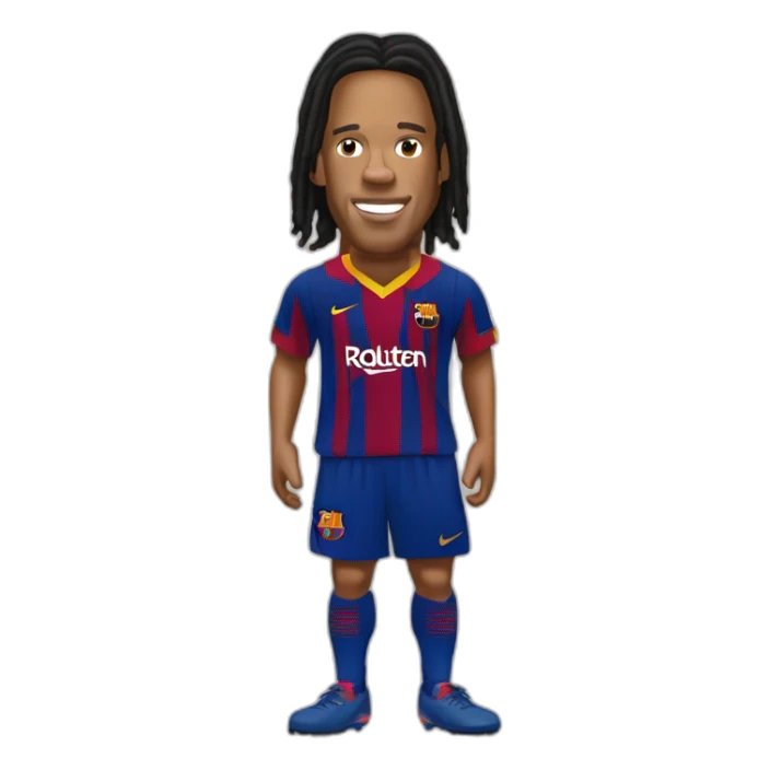 Ronaldinho Barcelona Futbol Club sticker