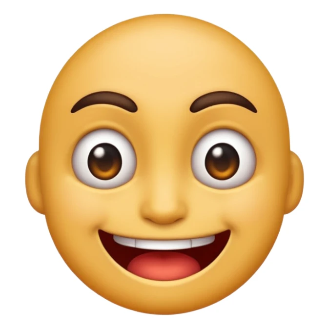 Emoji avec un regard narquois et un petit sourire sadique sticker