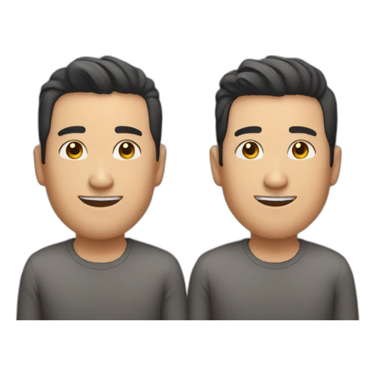 The guy making the chinese man emoji is gay sticker