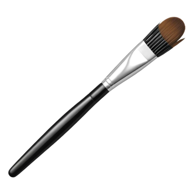 lash and brows done with a eyebrow brush without a women sticker