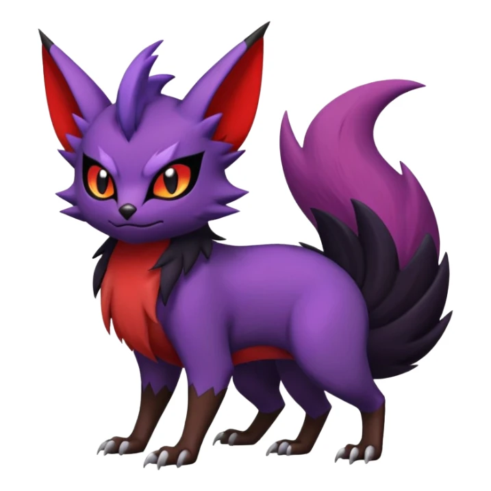 Noibat-Noivern-Litten-Zorua-Hybrid sticker