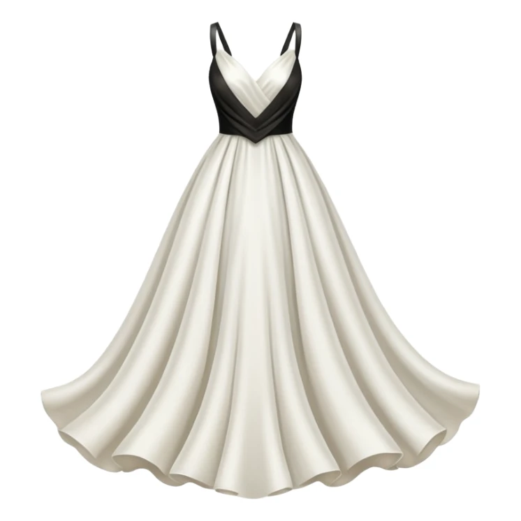 White dress sticker