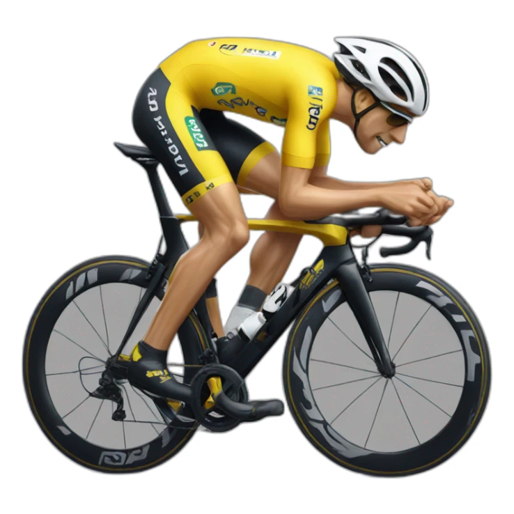Maillot jaune tour de france sticker