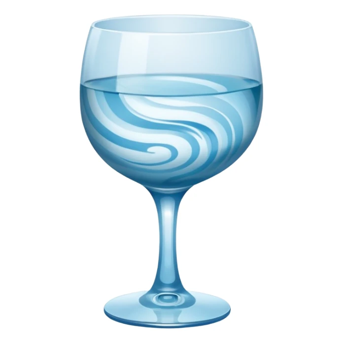 1 Baijiu cup, glass texture, light blue wine sticker
