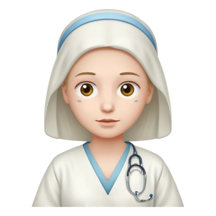 patient in hospital in hospital sticker