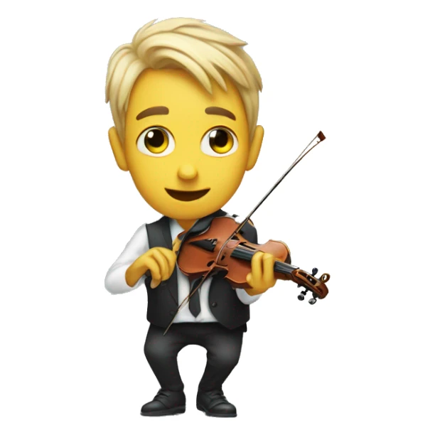 Worlds smallest cricket playing the worlds smallest violin sticker