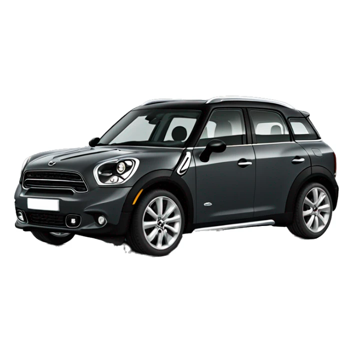 Mini countryman 2016 full dark grey color speeding sticker