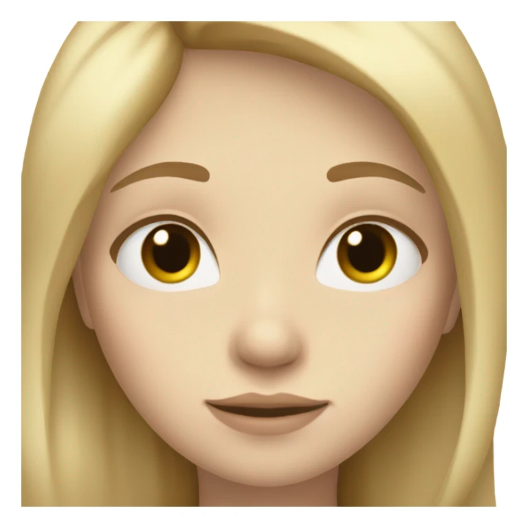 girl sleeping - dirty blonde and pale  sticker