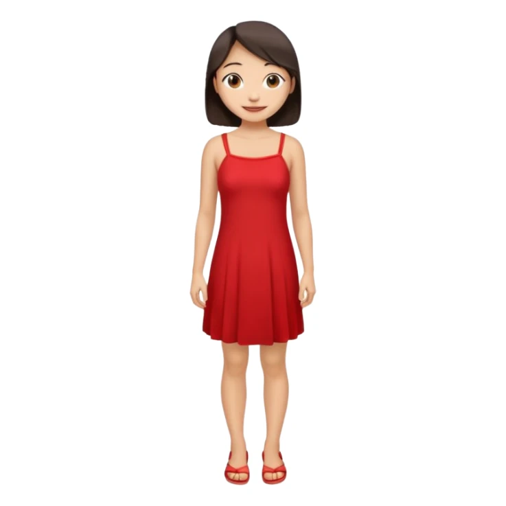 +Naked chinese woman very tiny breasts full body sticker