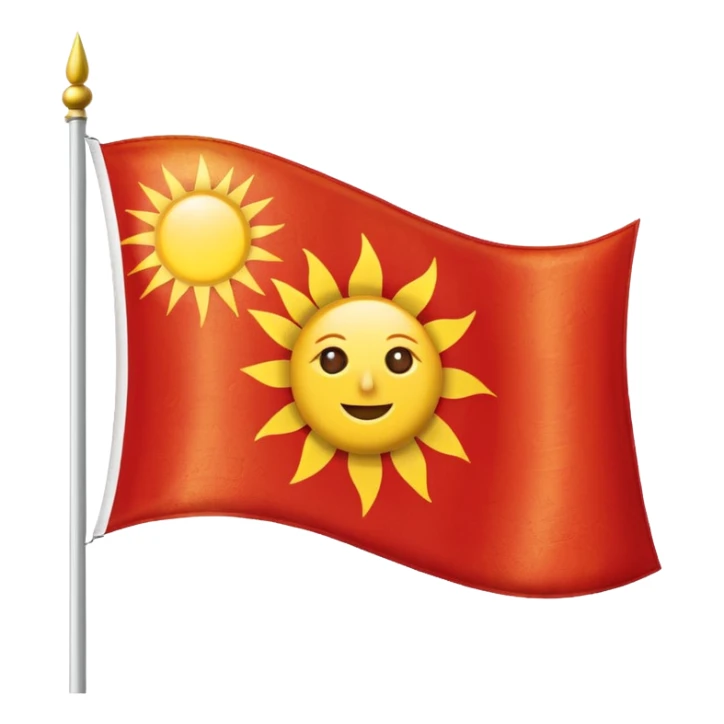 Ezidisch flag as an Emoji sticker