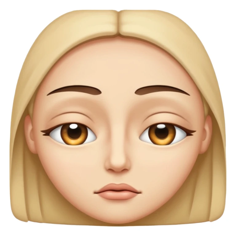 I want a version of the "single eye" generic unicode emoji but the eye is shut, eye lids down over the eye sticker
