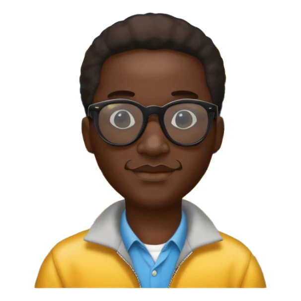 a school bus with a jamaican man saying bomboclat ("BOMBOCLAT' in speech bubble in front of the man) THE SPEECH BUBBLE MUST SAY BOMBOCLAT sticker