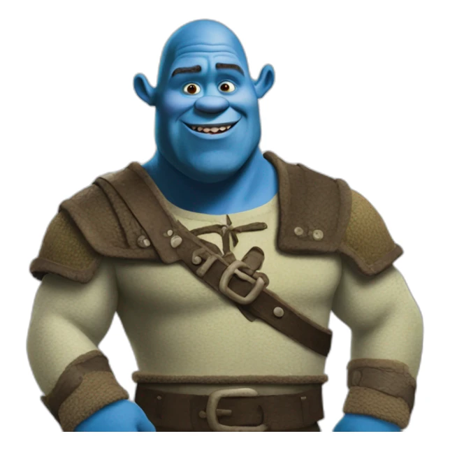 blue-shrek sticker