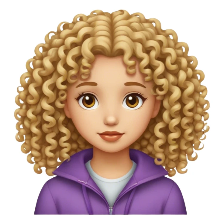 Lightskin curlyhead 18 yro pretty girl sticker