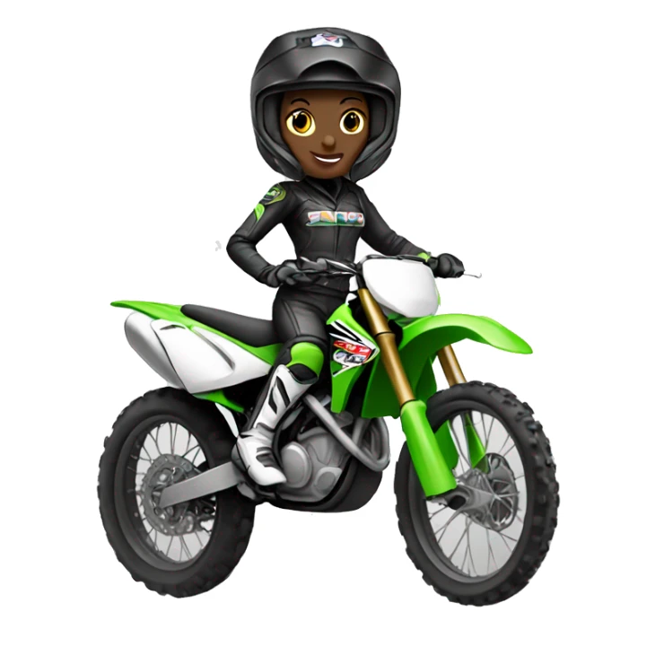 motocross women sticker