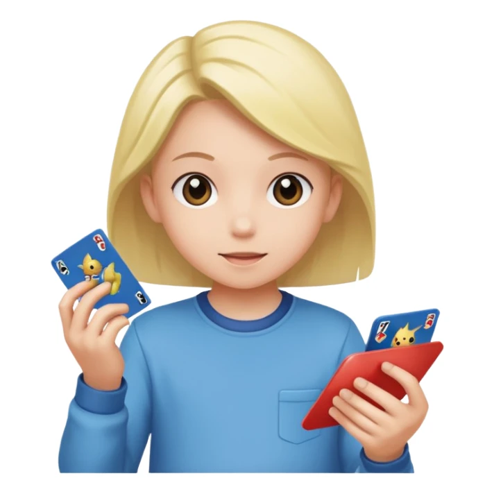 Bambino che gioca ai pokemon  sticker