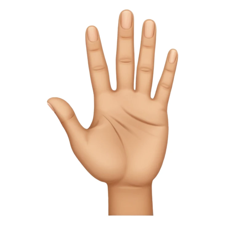 The Arabic hand gesture of “Khod” sticker