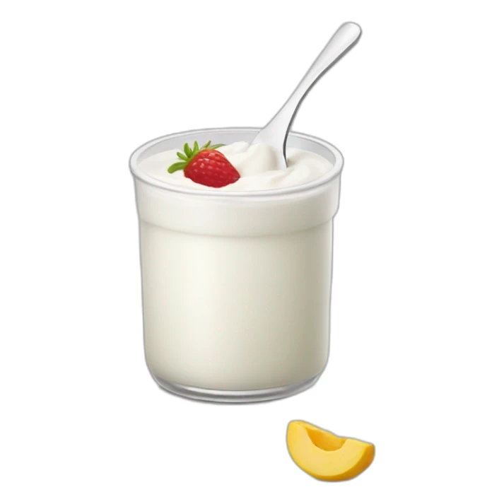 Yogurt with the letter « sojasun » on it sticker