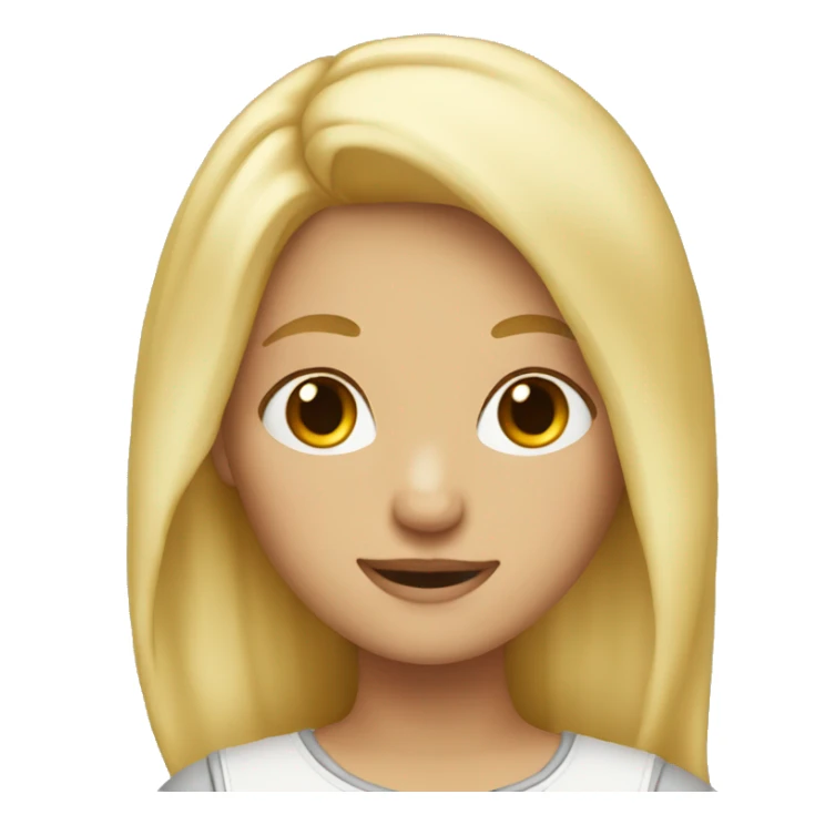 A Girl with blonde hair in her 20th sticker