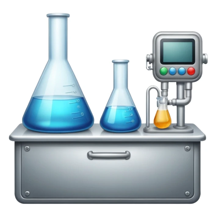 Secretive big lab in a deserted place sticker