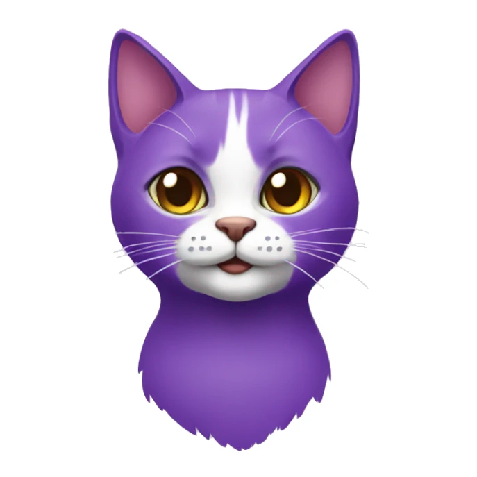Gato roxo  sticker