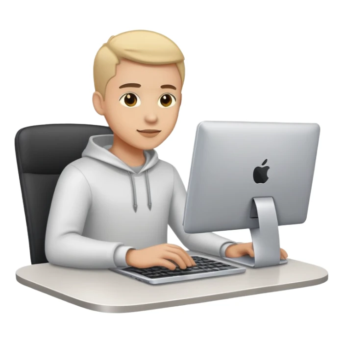 guy who coded with laptop and monitor sticker