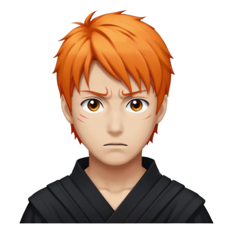 fait moi un emoji de Ichigo Kurosaki sticker